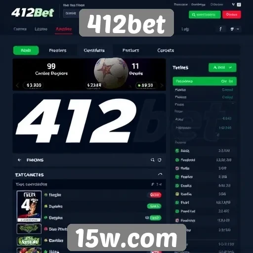 Avaliação das funcionalidades do site 412bet